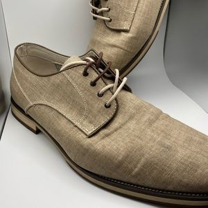 Giorgio Brutini Men's Vick Oxfords Tan Canvas 659059 size 11M